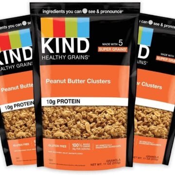 Three bags of KIND granola. Image taken from amazon.com.