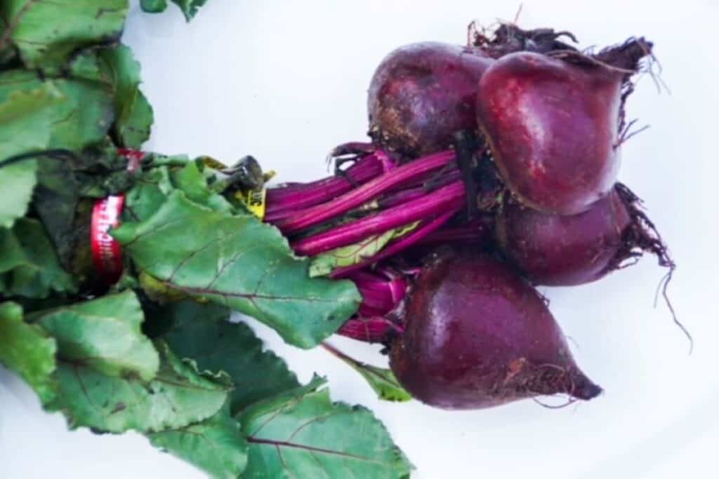 one bunch of beets